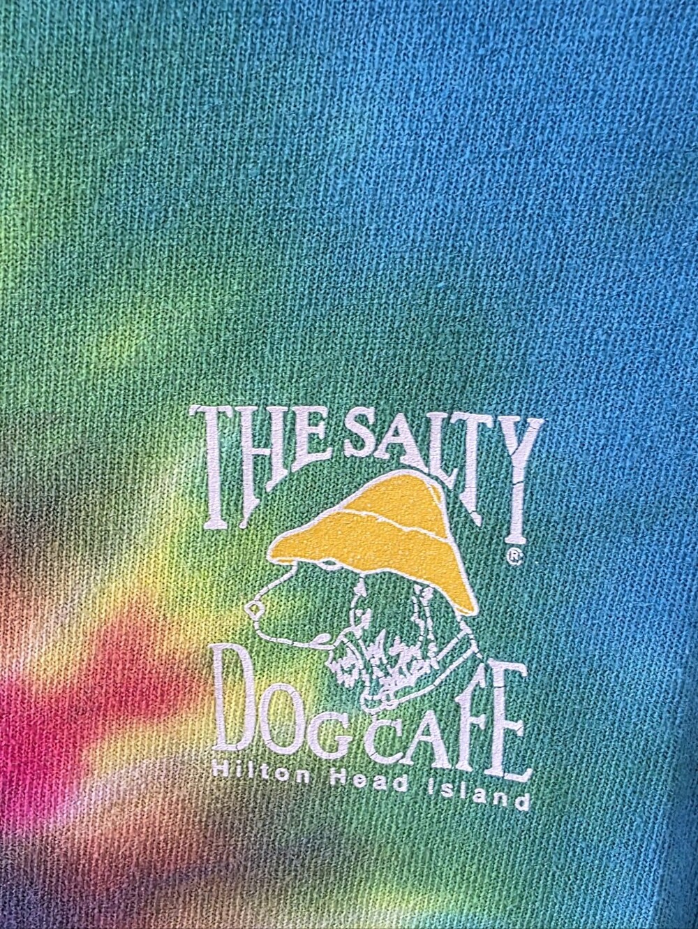 The Salty Dog Cafe Long-Sleeve Tie-Dye Tee, SMALL - Picture 3 of 6